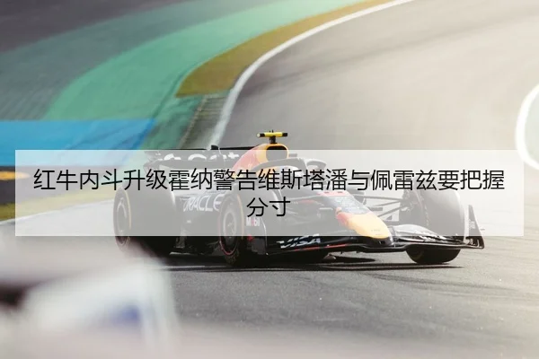 红牛内斗升级霍纳警告维斯塔潘与佩雷兹要把握分寸